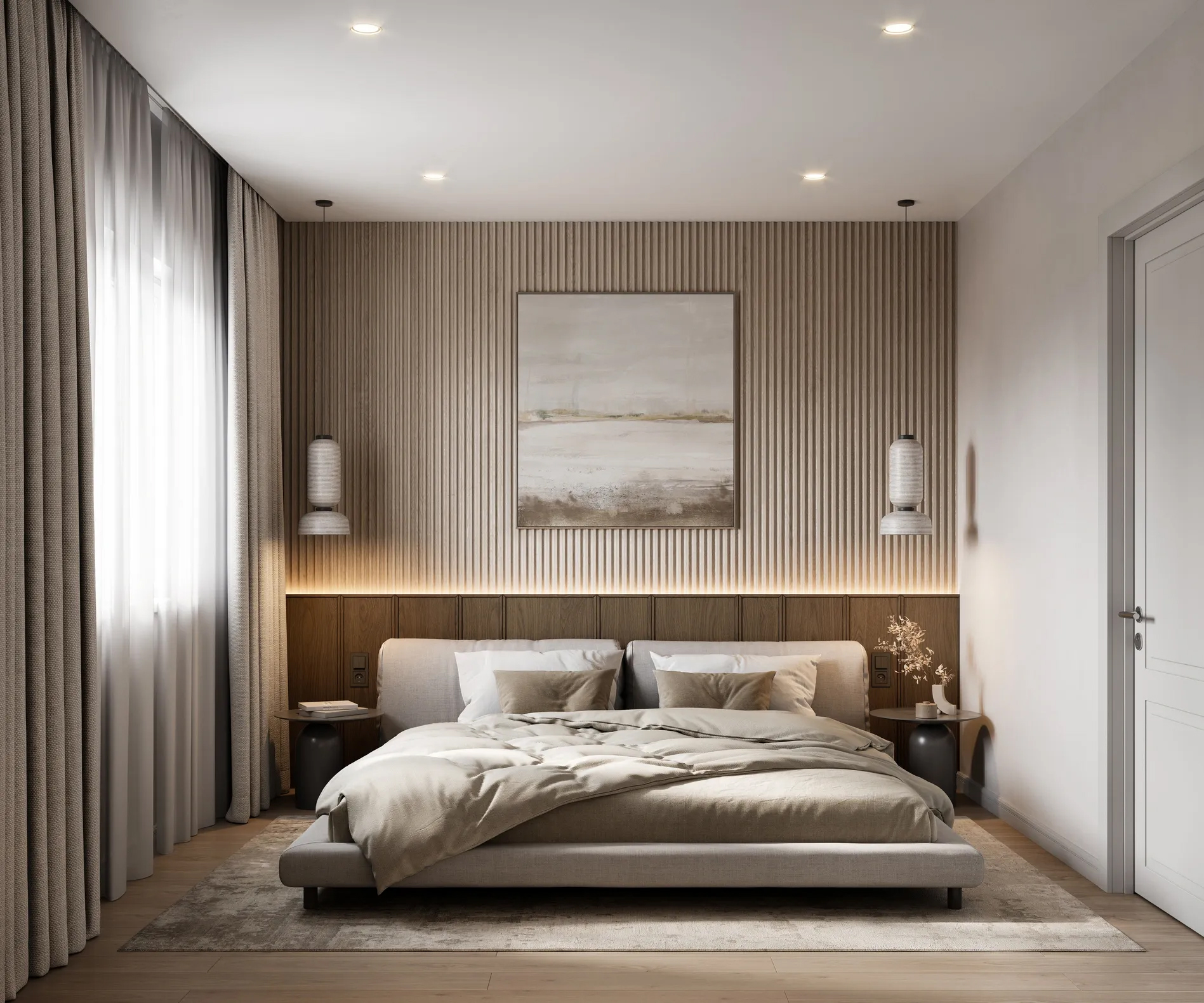 Luxury Bedroom Render