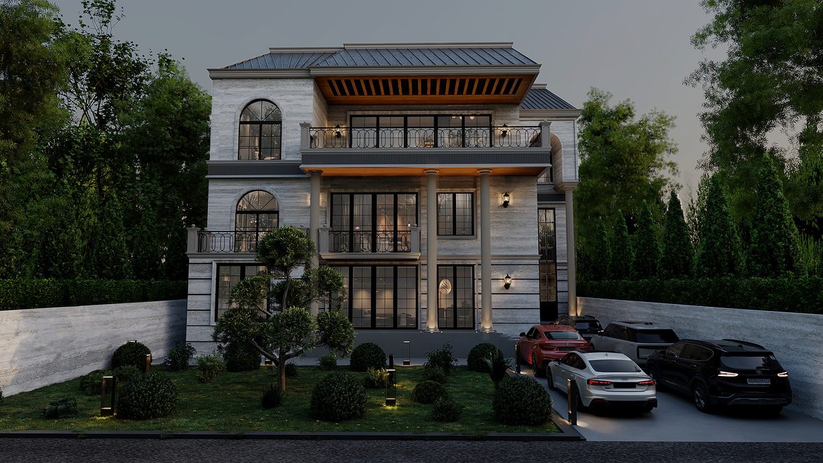 Neoclassical Villa — Front