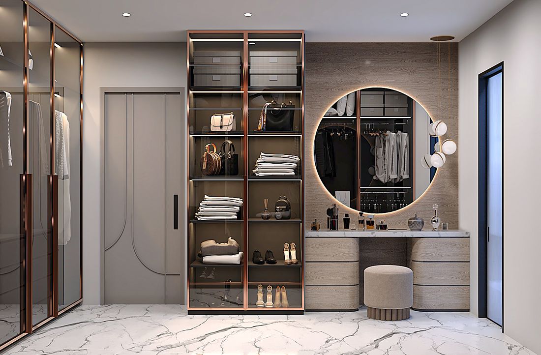 Luxury Walk-in Wardrobe