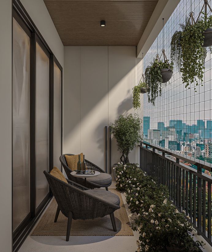 City View Balcony — View 2