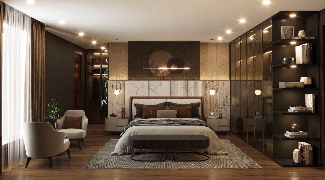 Dark Luxury Bedroom