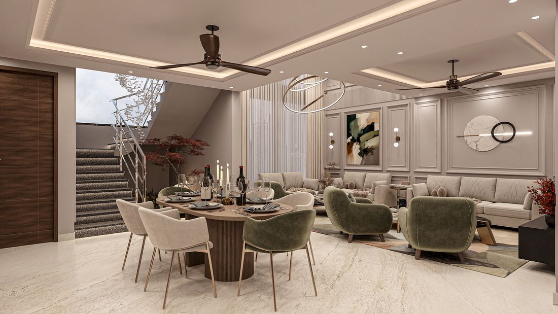 Open Plan Dining & Living