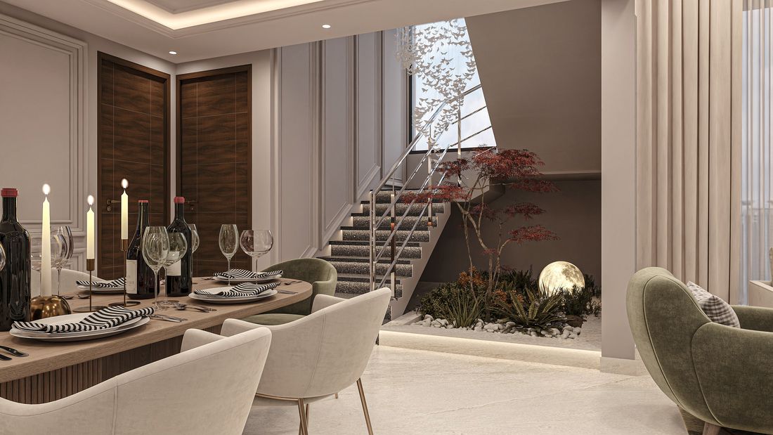 Staircase Dining Room