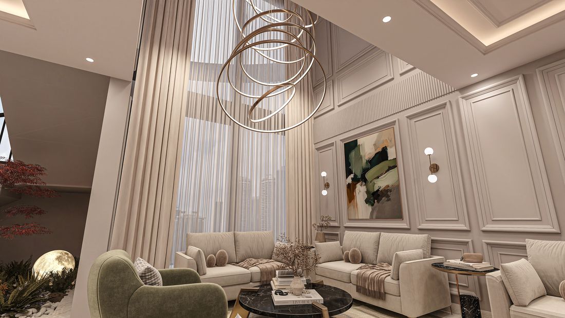 Double Height Living Room