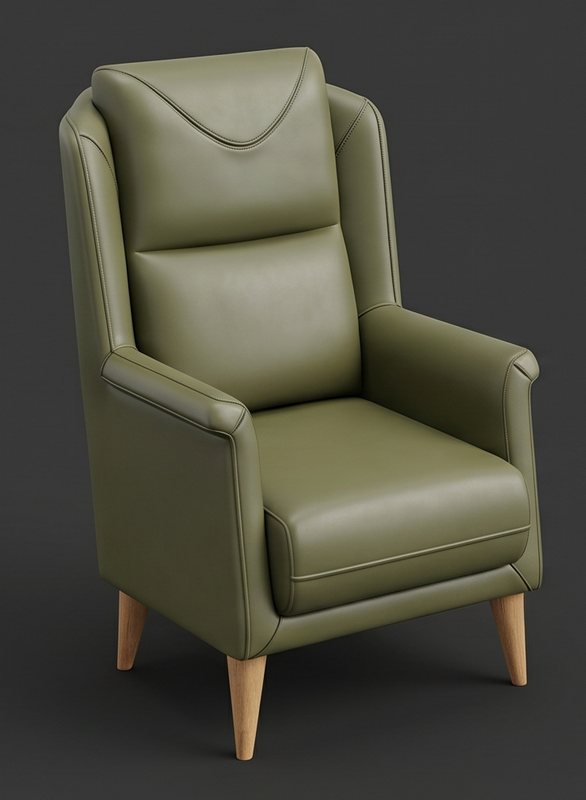 Olive Wing Chair