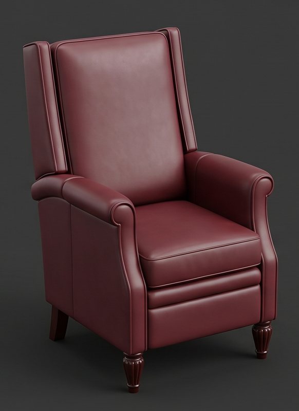 Burgundy Classic Recliner
